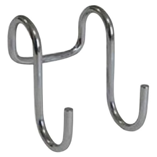 крючок для рейлинга двойной 53х45х61мм хром