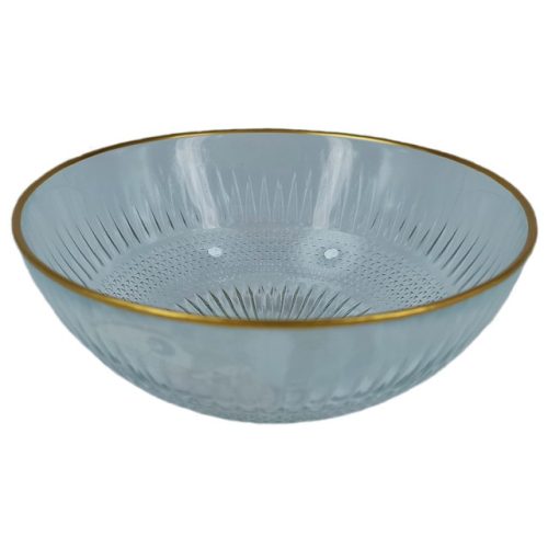 салатник AKCAМ Вирджиния 15см 0,25л стекло золотой