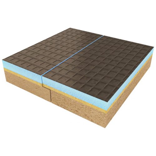 панель звукоизоляционная Ruspanel RPG Comfort+ 1250х595х33 мм с односторонней армир, кромка четверть