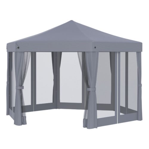 тент-шатер быстросборный Helex 5431 полиэстер серый