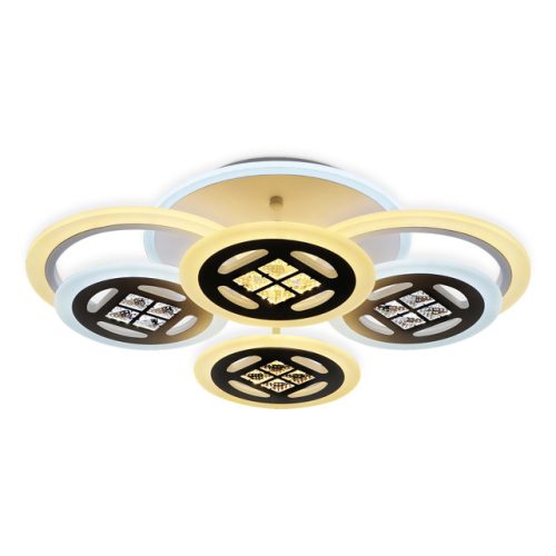 люстра потолочная AMBRELLA Acrylica LED 125Вт 6400К 10625Лм ПДУ белый