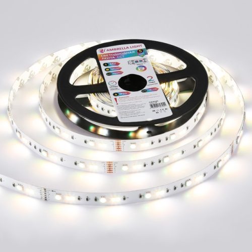лента светодиодная AMBRELLA 13Вт/м 1900Лм/м RGB IP20 5м регулировка температуры