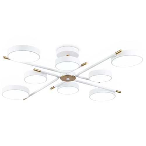 люстра потолочная AMBRELLA Comfort LED 120Вт 3000-6000К 9600Лм белый/медь