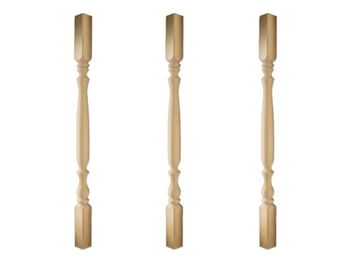 балясина точеная тип 2 900х50х50мм б/с