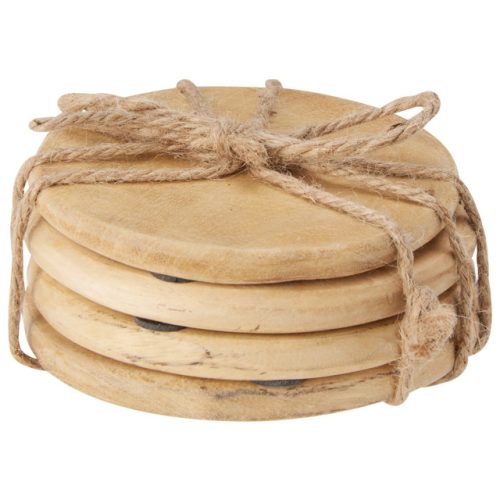 набор подставок под горячее KOOPMAN 4шт 10см дерево манго