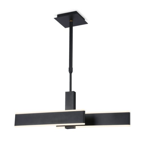 люстра подвесная AMBRELLA Acrylica LED 42Вт 6400К 3150Лм черный