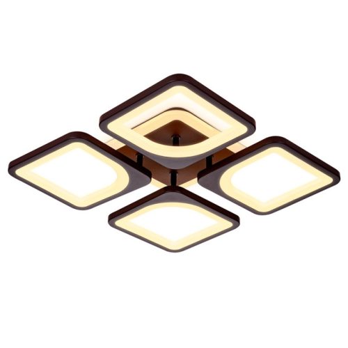 люстра потолочная AMBRELLA Acrylica LED 78Вт 6400К 5850Лм ПДУ кофе