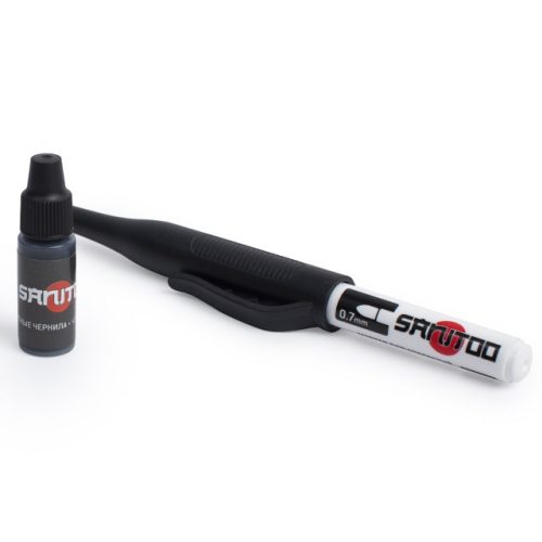 маркер для отверстий SANITOO PRO заправляемый черный 3046