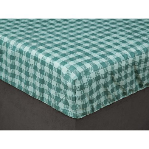 простыня на резинке Эльф 180х200х20см бязь зеленая, арт.109М-Характер