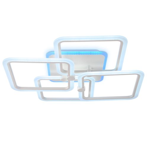 люстра потолочная AMBRELLA Acrylica LED 148Вт 6400К 11100Лм ПДУ белый