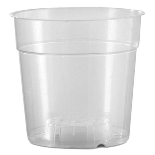 горшок для орхидей 1,4л d13,2см h15см прозрачный пластик