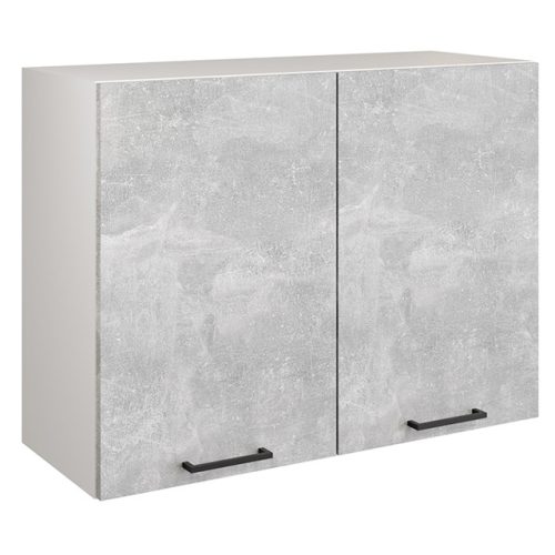 кухонный шкаф навесной Симпл 800х316х600мм 2 двери ателье бетон ЛДСП