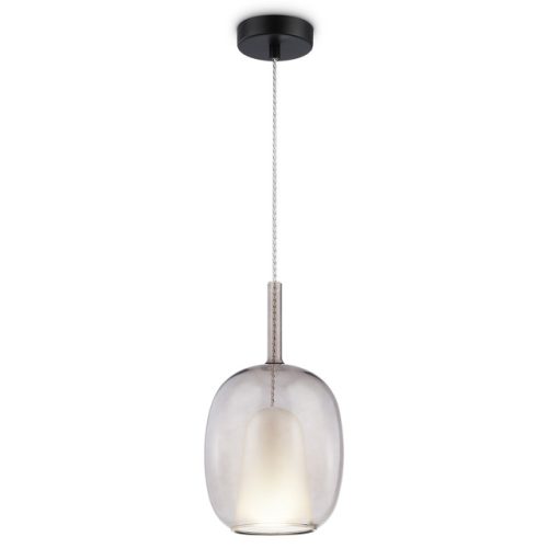 светильник подвесной AMBRELLA High Light E27 60Вт черный/белый/янтарь