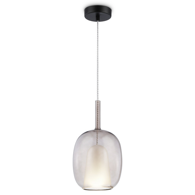 светильник подвесной AMBRELLA High Light E27 60Вт черный/белый/янтарь