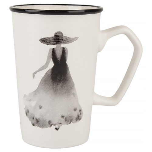 кружка NOUVELLE HOME Леди Романтик 420мл фарфор