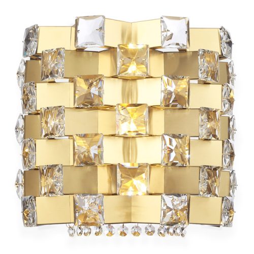 бра AMBRELLA High Light E14х2 40Вт латунь/прозрачный