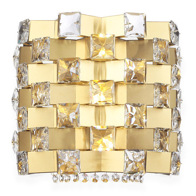 бра AMBRELLA High Light E14х2 40Вт латунь/прозрачный