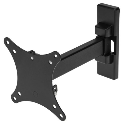 кронштейн для телевизора 13"-37" REXANT до 20кг VESA 75-100 наклонно-поворотный одно колено черный