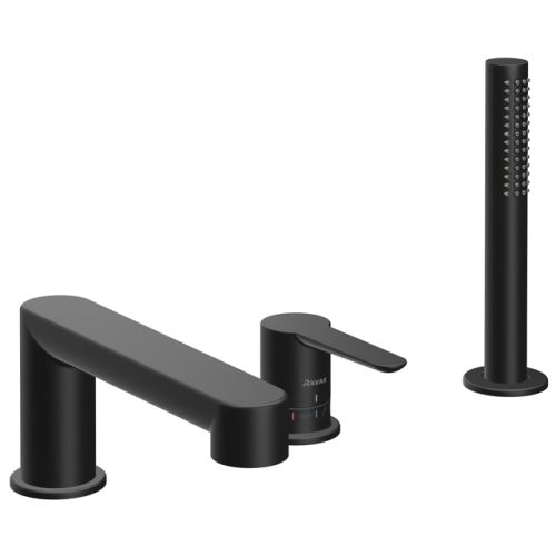 смеситель для ванны RAVAK Puri black PU 026.20 латунь черный
