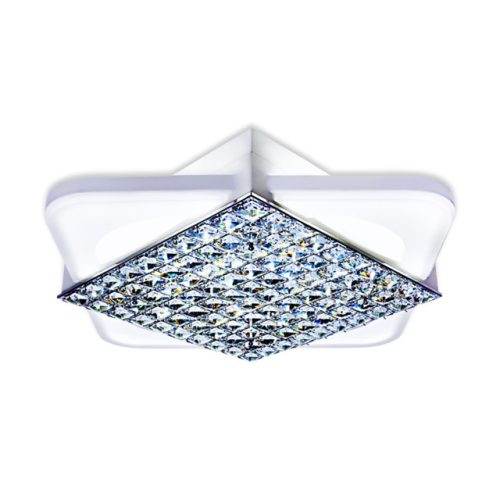 люстра потолочная AMBRELLA Acrylica LED 104Вт 6400К 7280Лм ПДУ белый