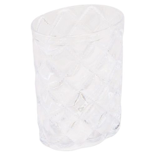стакан для зубных щеток АКВАЛИНИЯ Хрусталь прозрачный пластик