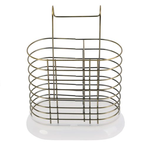 сушка для столовых приборов для рейлинга TODELIA 175х120х205мм античная бронза