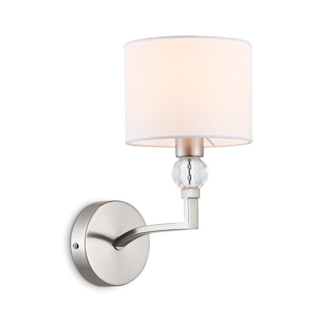 бра AMBRELLA High Light E14 40Вт никель/белый