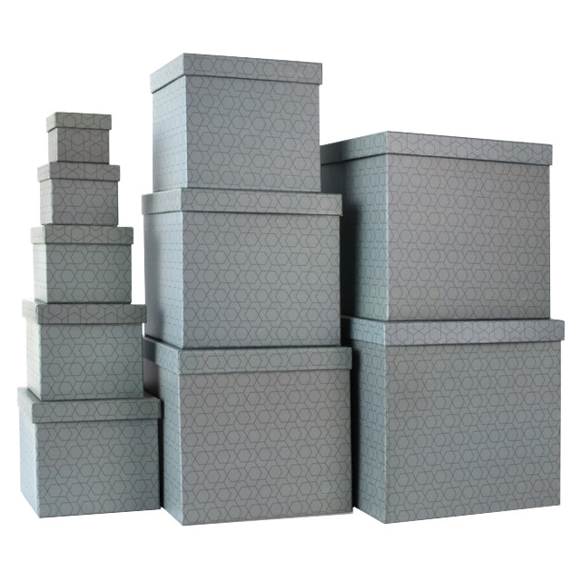 коробка упаковочная Куб 25x25x23 в асс-те