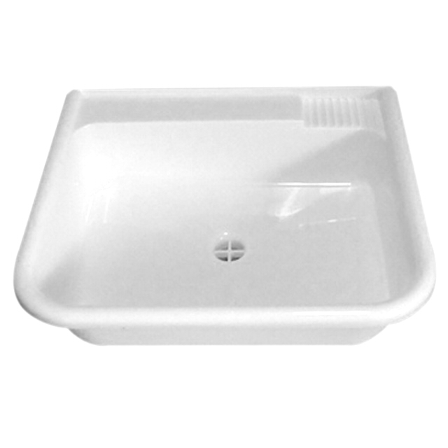 раковина пластиковая с выпуском 410х495х140мм