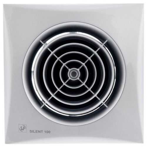 вентилятор фланцевый S&P Silent 100 CZ SILVER серебристый