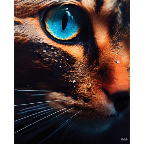 картина на холсте Взгляд 400х500мм