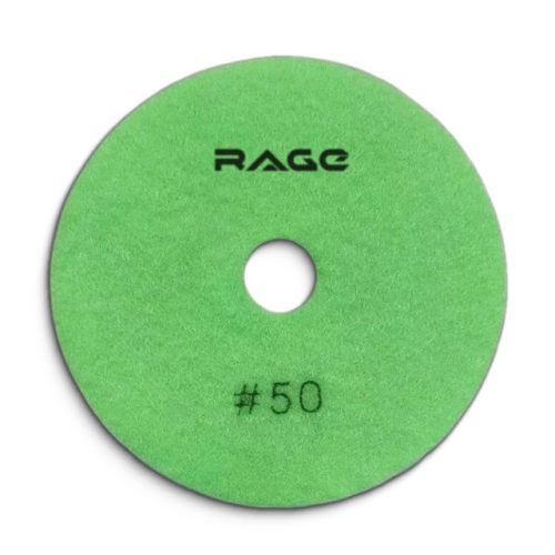 круг шлифовальный алмазный гибкий АГШК RAGE by VIRA Р50 100мм мокрое шлифование