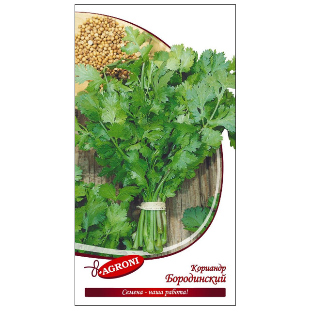 семена кориандр Бородинский АГРОНИ 4г
