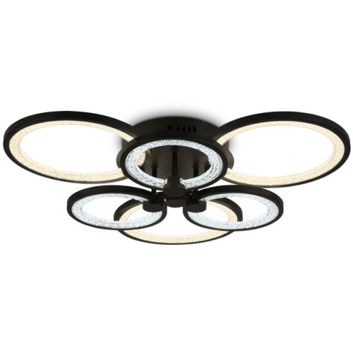 люстра потолочная AMBRELLA Acrylica LED 100Вт 3000K+6400K/4200K/6400K+3000K черный