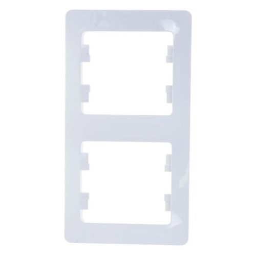 рамка 2 поста SYSTEME ELECTRIC Glossa белый вертикальное