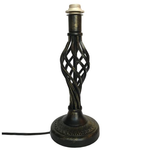 лампа настольная 1хЕ14х40Вт без абажура черная