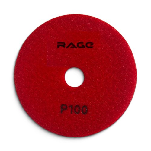 круг шлифовальный алмазный гибкий АГШК RAGE by VIRA Р100 100мм мокрое шлифование