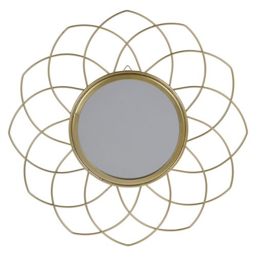 зеркало настенное KOOPMAN 260x260x10мм золотой стекло/металл