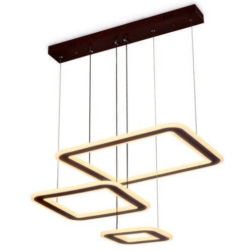 люстра подвесная AMBRELLA Acrylica LED 192Вт 6400К 14400Лм ПДУ кофе