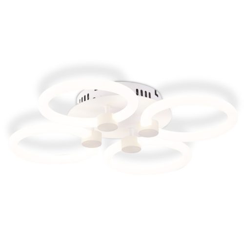 люстра потолочная светодиодная AMBRELLA LIGHT Акрилика с пультом 82Вт 3000K-6400K белый