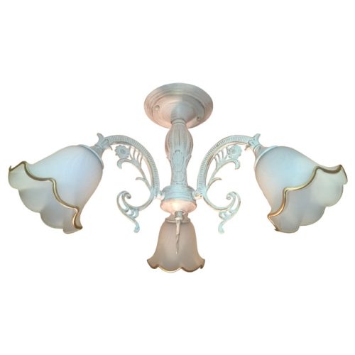 люстра потолочная Jupiter Lighting Люссоль 3х60Вт Е27 стекло металл