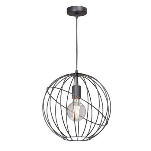 светильник подвесной VITALUCE Алекс E27 1х60Вт металл черный