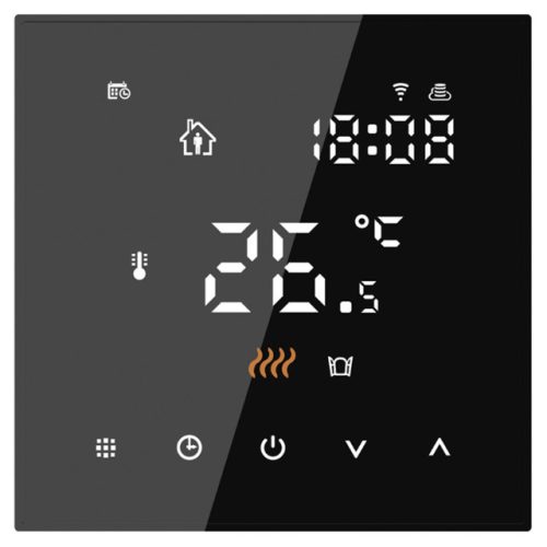 терморегулятор сенсорный Русское тепло Wi-Fi с датчиком ТР-505 черный