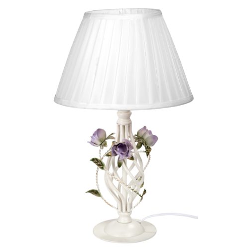 лампа настольная VITALUCE Яшида 1х60Вт Е27 металл бежевый