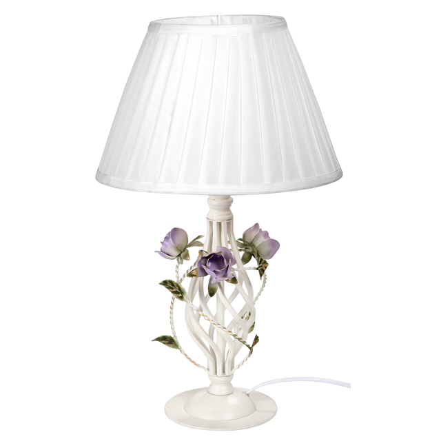 лампа настольная VITALUCE Яшида 1х60Вт Е27 металл бежевый