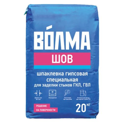 шпатлевка гипсовая ВОЛМА Шов 20кг