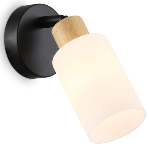 спот AMBRELLA LIGHT Традиционный 1х60Вт E14 металл дерево черный