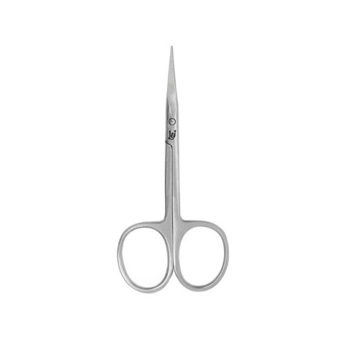 ножницы маникюрные LEI закругленные металл серебро