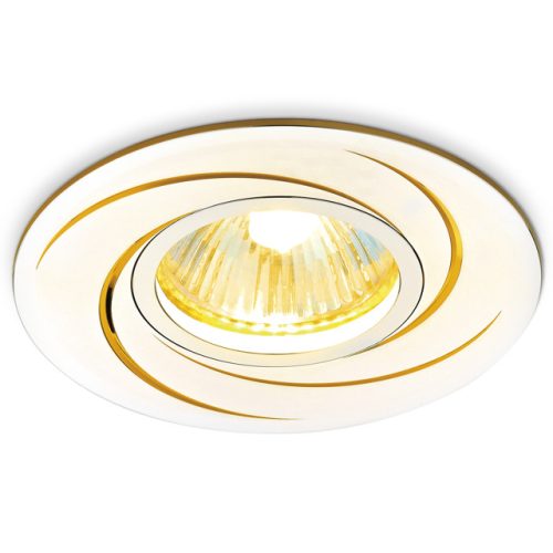 светильник встраиваемый AMBRELLA LIGHT Органик Спот MR16 алюминий/золото