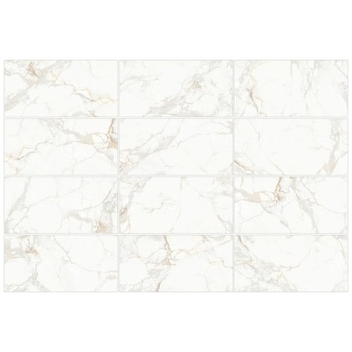 керамогранит NEW TREND Statuario Faro 60х120 белый полированный